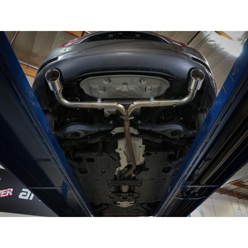 aFe Takeda 2-1/2in 304 SS Axle-Back Exhaust w/ Polished Tips 14-18 Mazda 3 L4 2.0L/2.5L-SR1 Performance