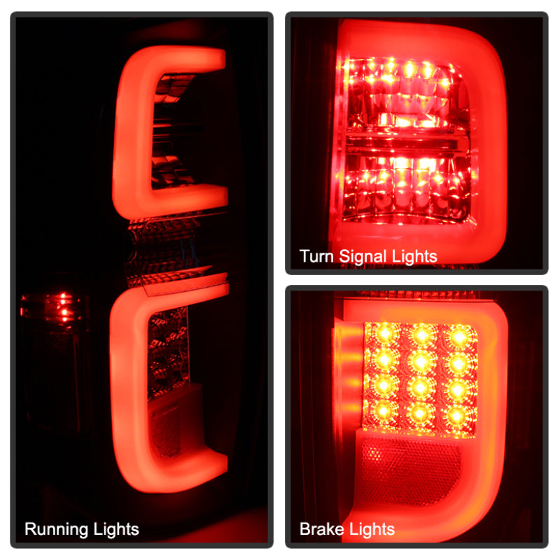 Spyder Toyota Tundra 2014-2016 Light Bar LED Tail Lights Black Smoke ALT-YD-TTU14-LED-BSM-SR1 Performance
