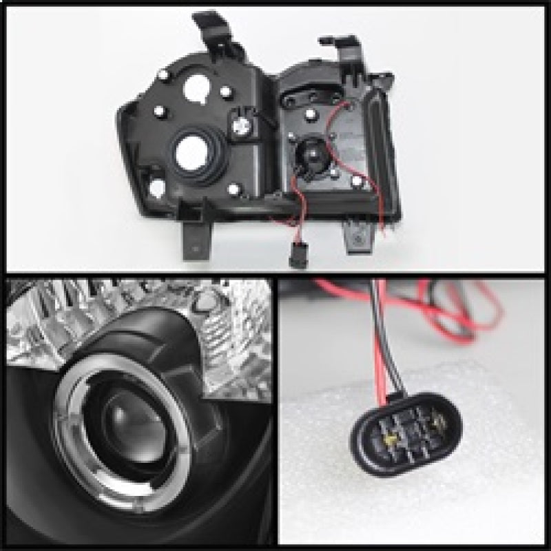 Spyder Jeep Grand Cherokee 08-10 Projector Headlights LED Halo LED Blk Low 9006 PRO-YD-JGC08-HL-BK-SR1 Performance