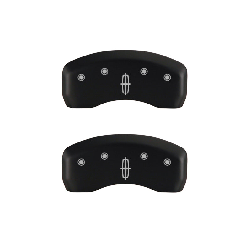 MGP Red Brake Caliper Covers for Lincoln MKZ and Zephyr * Part #36008SLC1RD