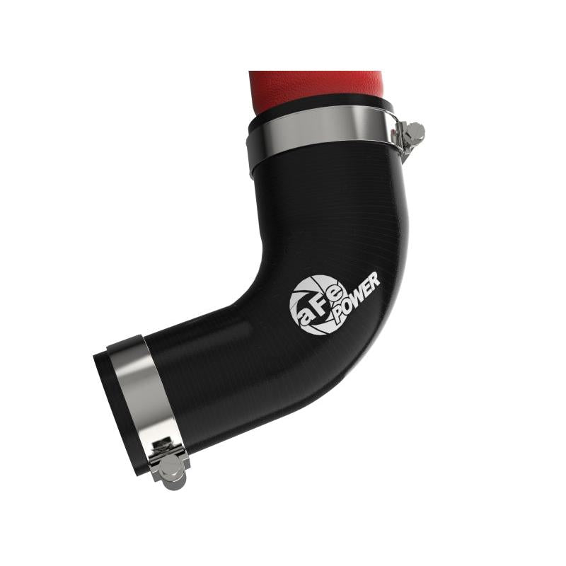 aFe 2022 Toyota Land Cruiser (J300) V6-3.5L (tt) BladeRunner 2.5in Aluminum Hot Charge Pipe - Red-SR1 Performance