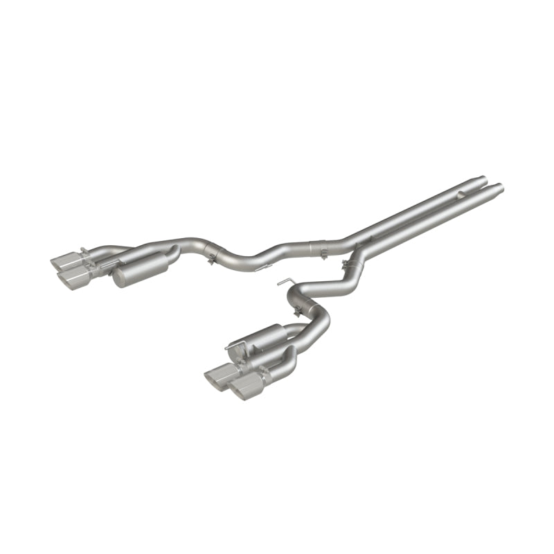 MBRP 18-19 Ford Mustang GT 5.0 3in Cat Back Quad Tip Race Version - T304-SR1 Performance