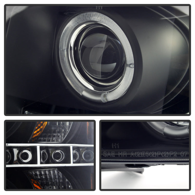 Spyder Chevy Silverado 1500/2500 07-13 Projector Headlights LED Halo LED Blk Smke PRO-YD-CS07-HL-BSM-SR1 Performance