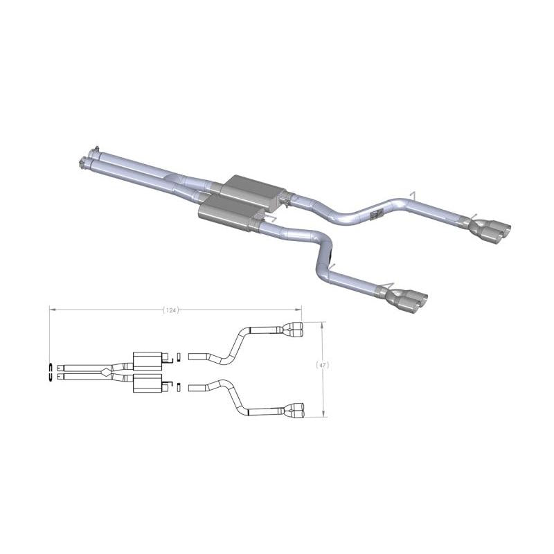 aFe MACHForce XP Exhausts Cat-Back SS-409 EXH CB Dodge Challenger 09 V8-5.7L-SR1 Performance