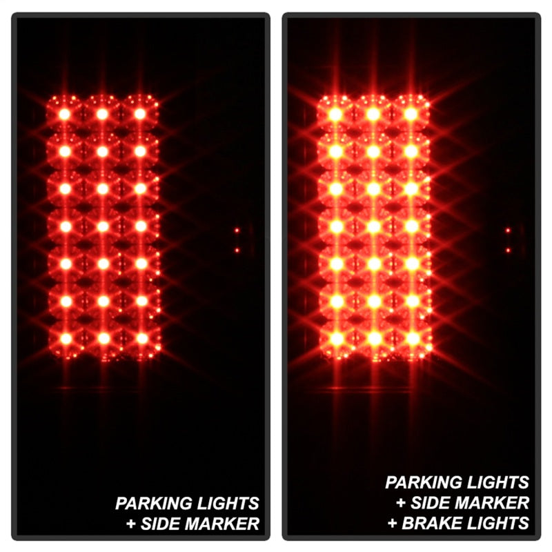 Spyder 08-16 Ford Super Duty LED Tail Lights Black Smoke ALT-YD-FS07-LED-BSM-SR1 Performance