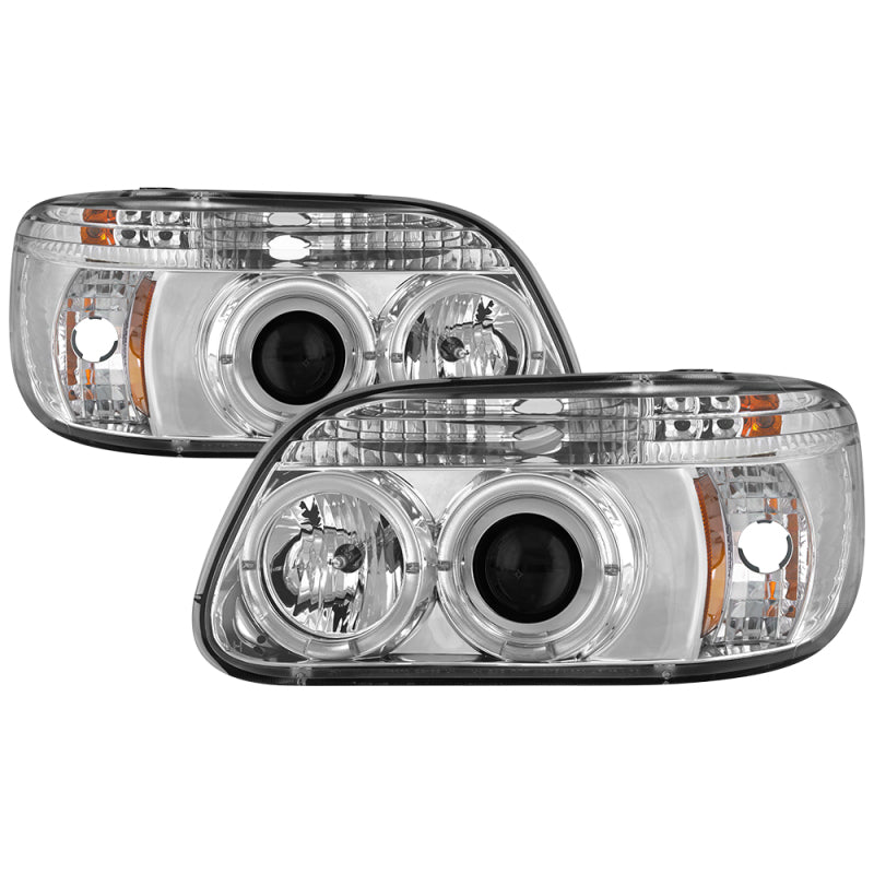 Spyder Ford Explorer 95-01 1PC Projector Headlights LED Halo Chrm PRO-YD-FEXP95-HL-1PC-C-SR1 Performance
