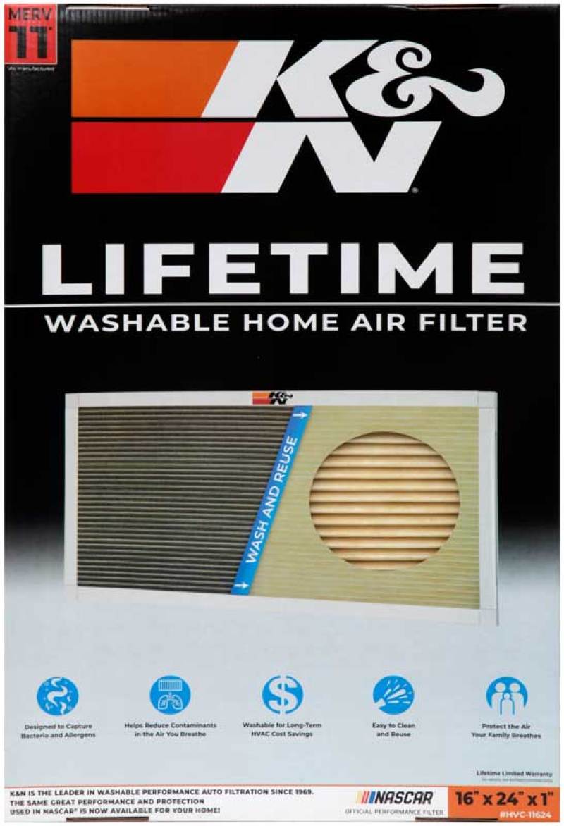 K&N HVAC Filter - 16 x 24 x 1-SR1 Performance