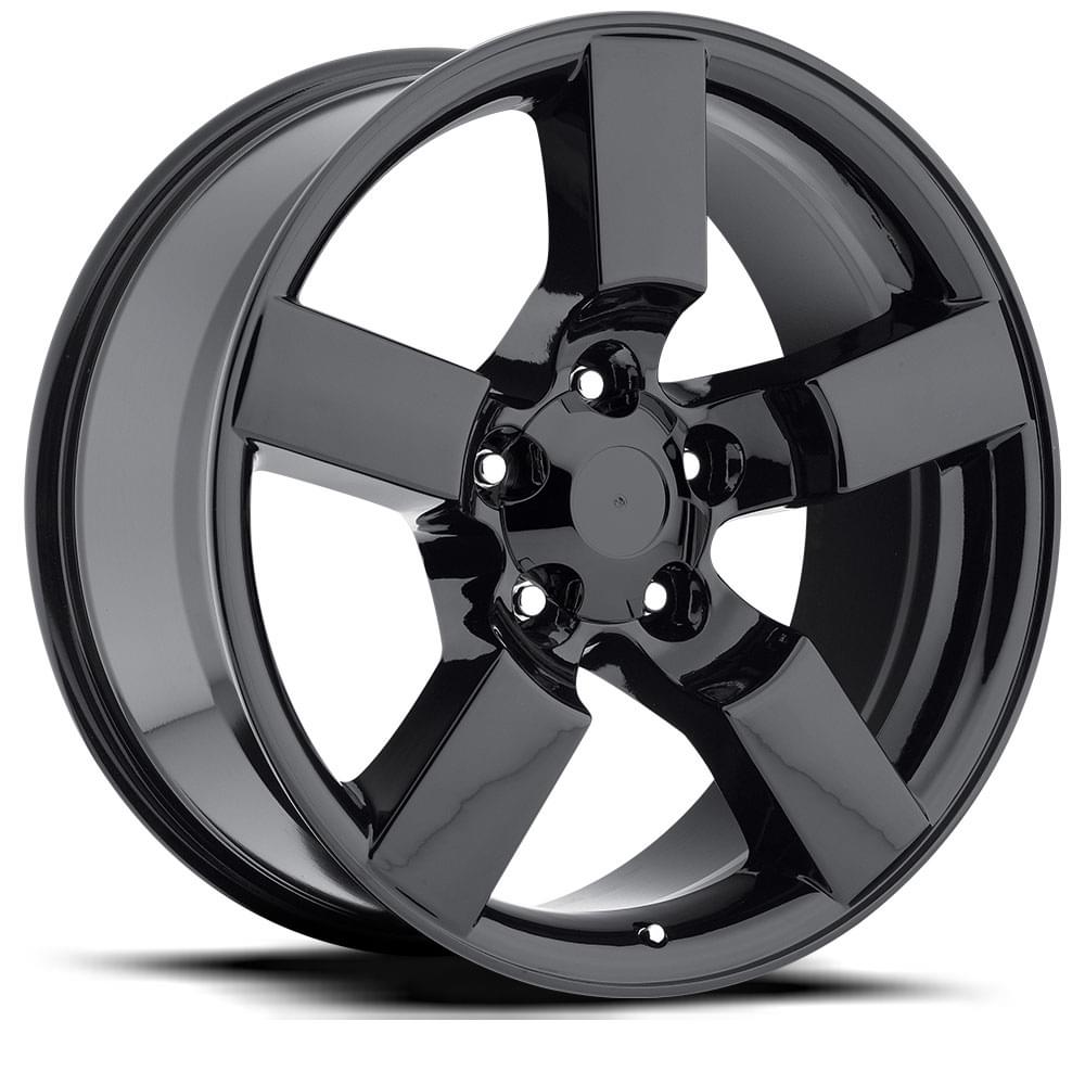 20X9 5X135 +8 HB 87 2001 FORD LIGHTNING GLOSS BLACK WITH CAP-SR1 Performance
