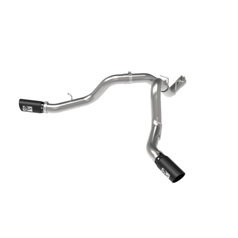 aFe Large Bore-HD 4in 409SS DPF-Back Exhaust System w/Black Tip 20 GM Diesel Trucks V8-6.6L (td) L5P-SR1 Performance
