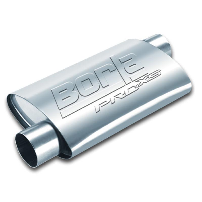 Borla Pro-XS 2in Tubing 14in x 4in x 9.5in Oval Offset/Offset Muffler-SR1 Performance