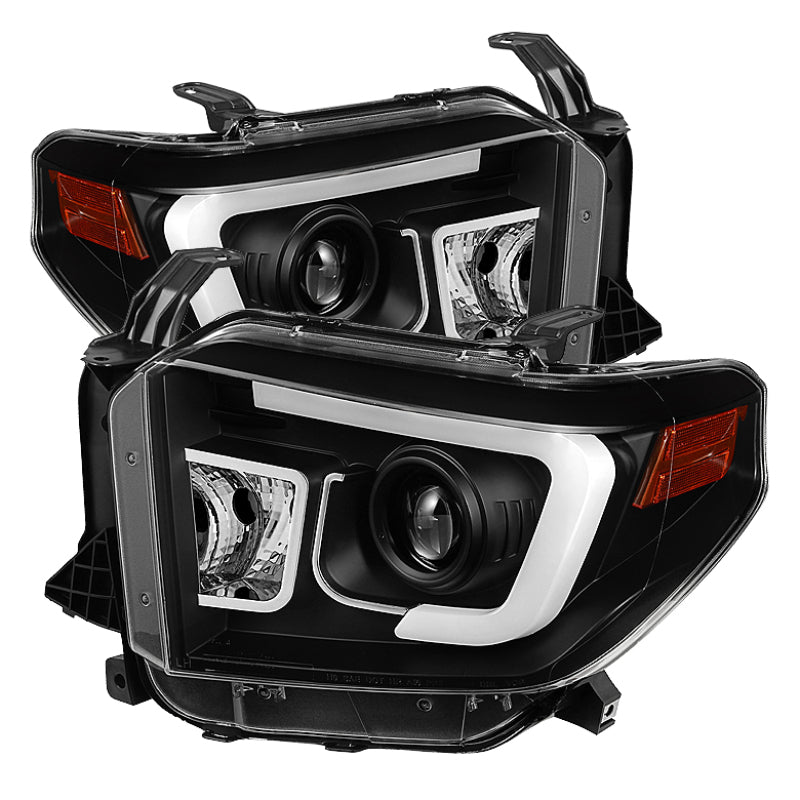 Spyder Toyota Tundra 2014-2016 Projector Headlights Light Bar DRL Black PRO-YD-TTU14-DRL-BK-SR1 Performance