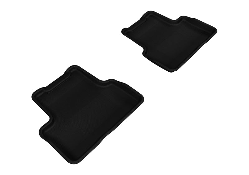 3D MAXpider 2011-2015 Chevrolet Cruze/Cruze Limited Kagu 2nd Row Floormats - Black-SR1 Performance