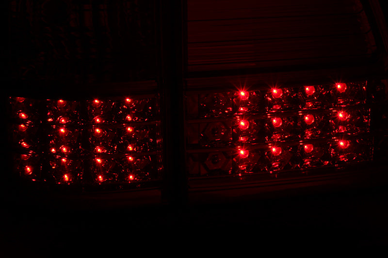 ANZO 1998-2005 Toyota Land Cruiser Fj LED Taillights Red/Clear G2-SR1 Performance