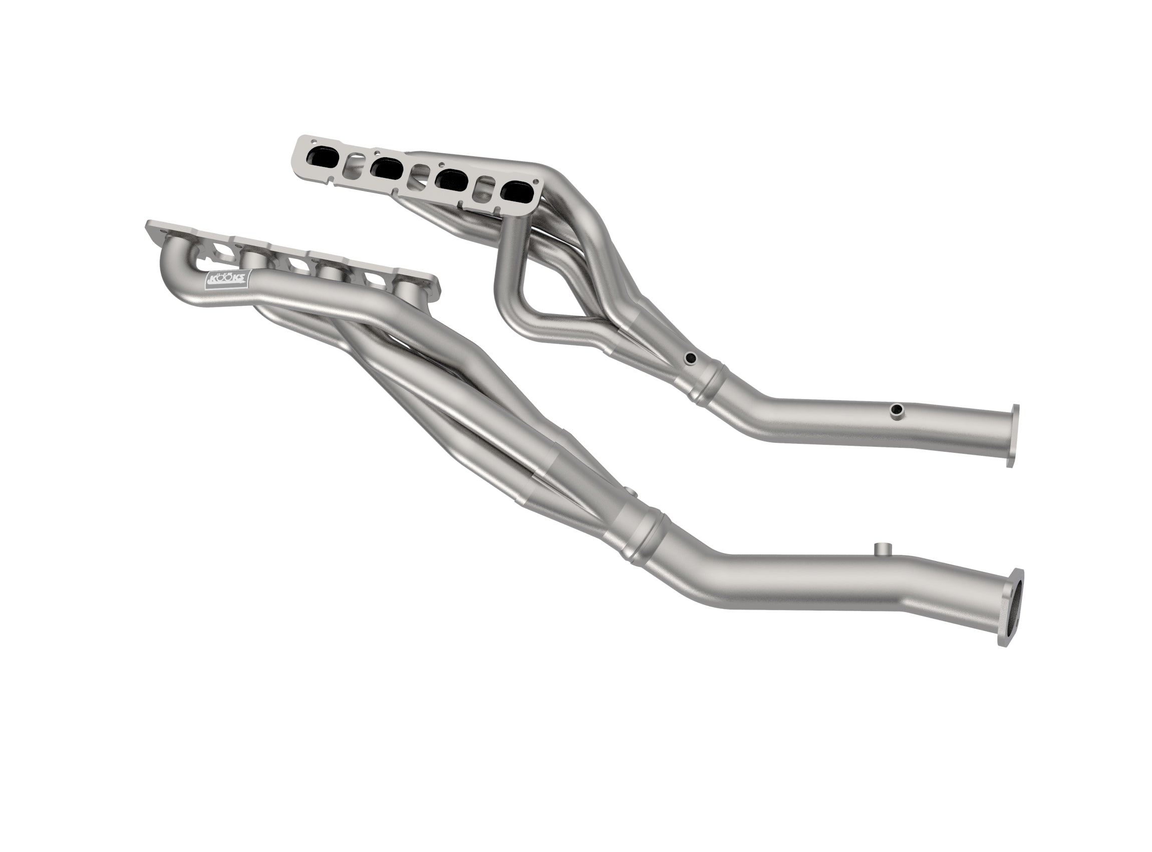 2" Stainless Header & Competition Only Connections. 2021+ RAM TRX 6.2L HEMI