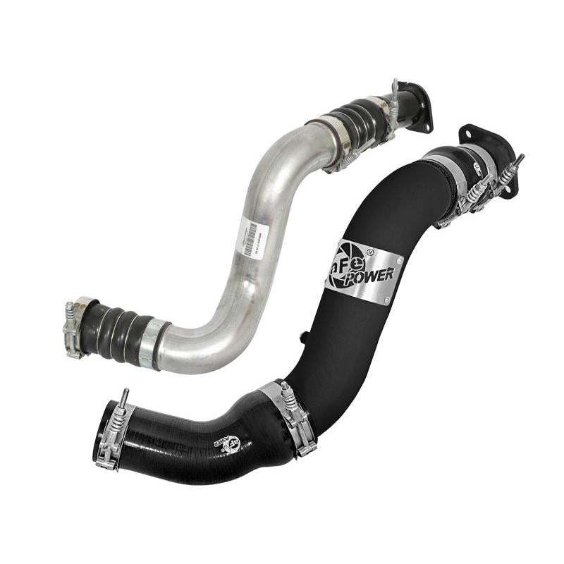 aFe Bladerunner 3in Intercooler Hot Side Tube for 16-17 Nissan Titan XD V8 5.0L (td)-SR1 Performance