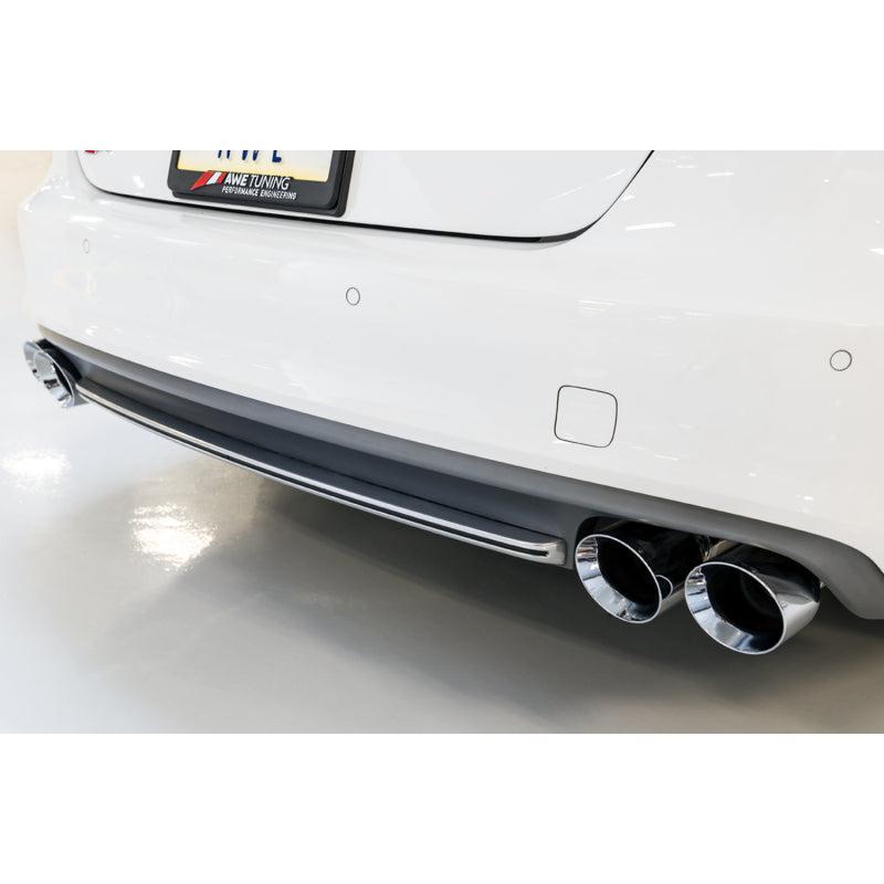 AWE Tuning Audi C7 / C7.5 S7 4.0T Touring Edition Exhaust - Polished Silver Tips-SR1 Performance