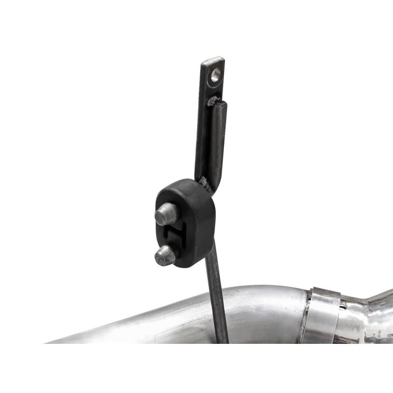 aFe LARGE BORE HD 4in 409-SS DPF-Back Exhaust w/Polished Tip 11-14 Ford Diesel Trucks V8-6.7L (td)-SR1 Performance
