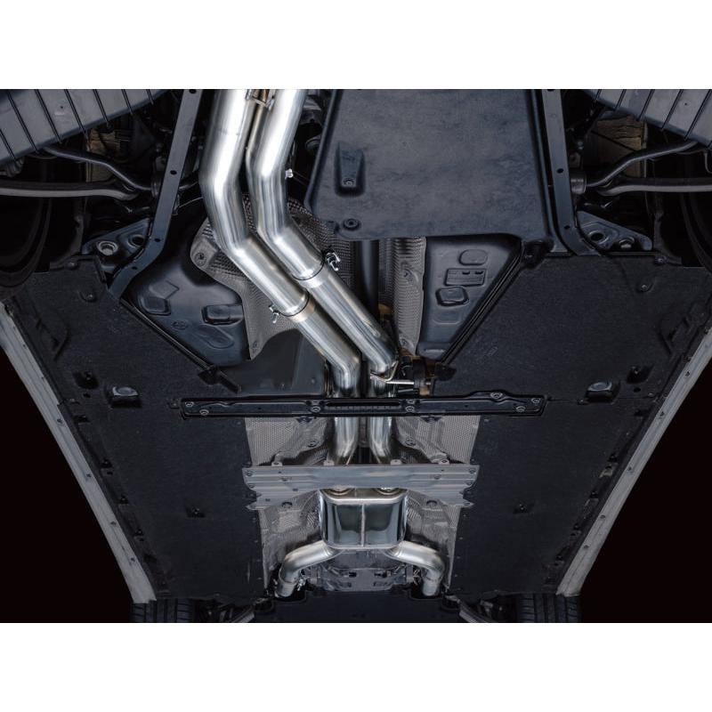AWE Tuning 19-23 Audi C8 S6/S7 2.9T V6 AWD Track Edition Exhaust - Chrome Silver Tips-SR1 Performance
