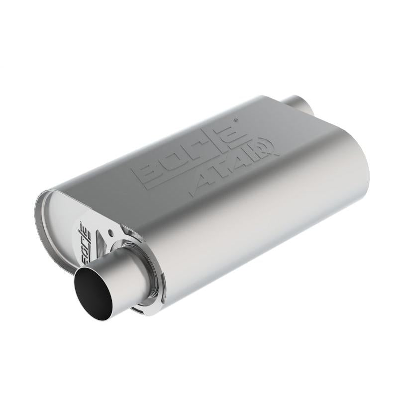 Borla CrateMuffler LS3 ATAK 2.5in Offset/Offset 14inx4.35inx9in Muffler-SR1 Performance