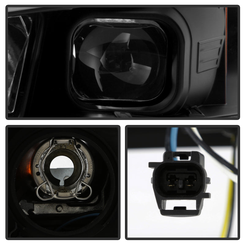 Spyder 14-20 Toyota 4Runner Projector Headlights w/Seq. LED Turn Sig. LED White Light Bar Park Light-SR1 Performance