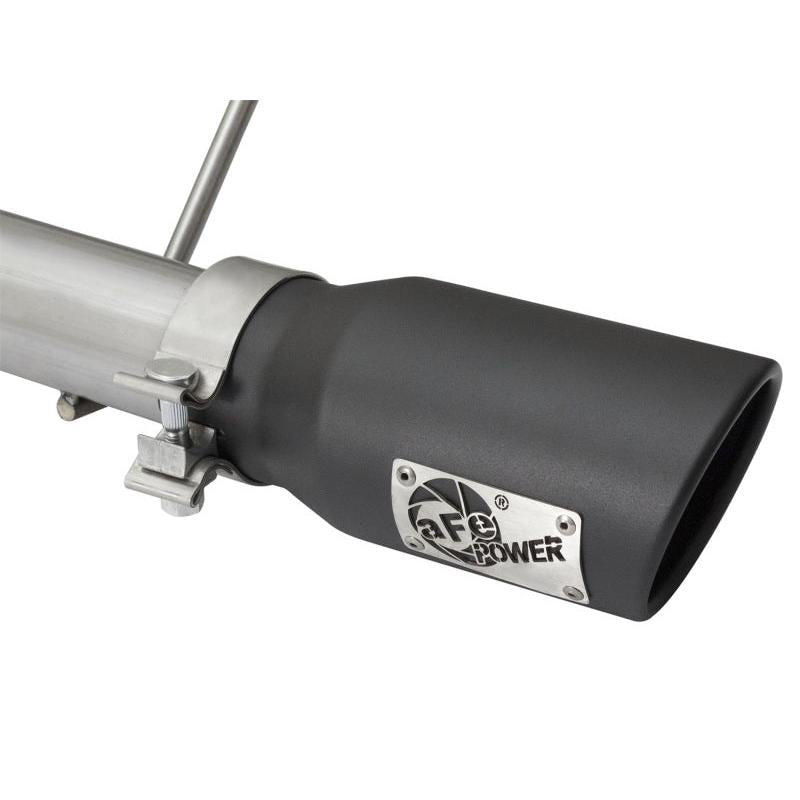 aFe Rebel Series CB 2.5in Dual Center Exit SS Exhaust w/ Black Tips 07-15 Jeep Wrangler 3.6L/3.8L V6-SR1 Performance