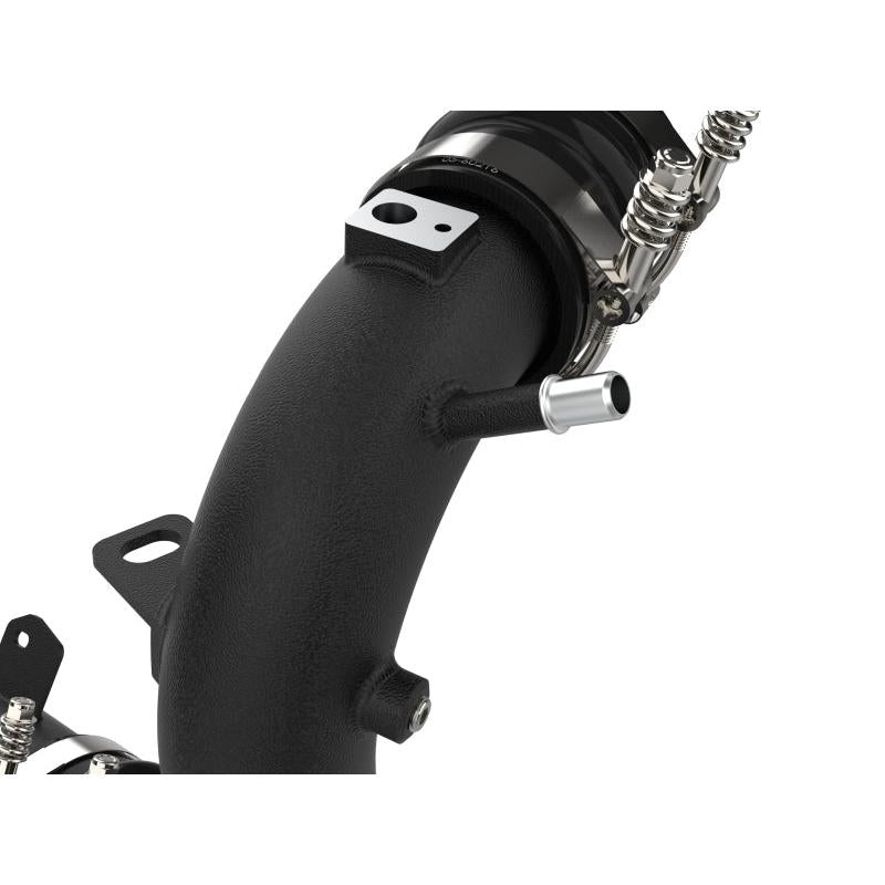 aFe 21-22 Ford Bronco V6-2.7Ltt BladeRunner 2.75in Alum Cold Charge Pipe - Black-SR1 Performance