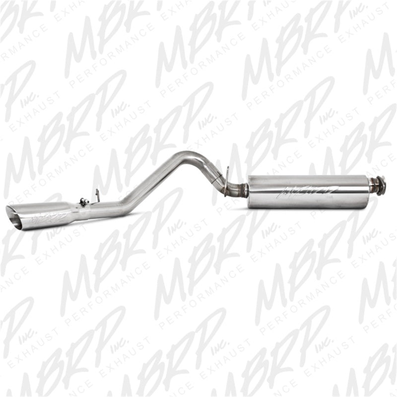 MBRP 2000-2006 Jeep Wrangler (JK) Inline-4 2.5L Inline-6 4.0L Cat Back Single Side-SR1 Performance