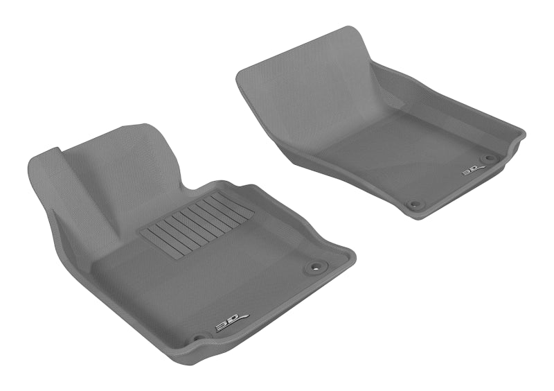 3D MAXpider 2010-2016 Porsche Panamera Kagu 1st Row Floormat - Gray-SR1 Performance