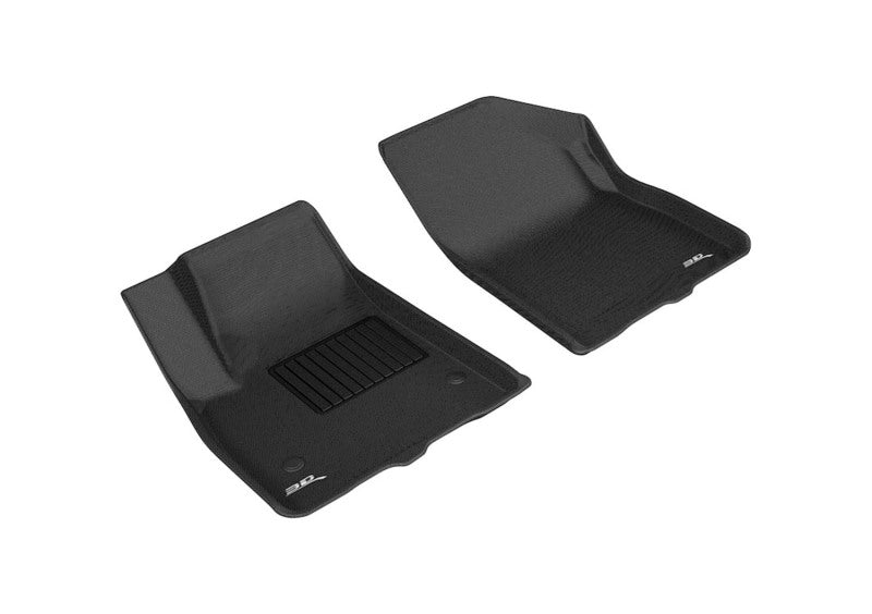 3D MAXpider 2017-2020 GMC/Chevrolet Acadia/Blazer Kagu 1st Row Floormat - Black-SR1 Performance