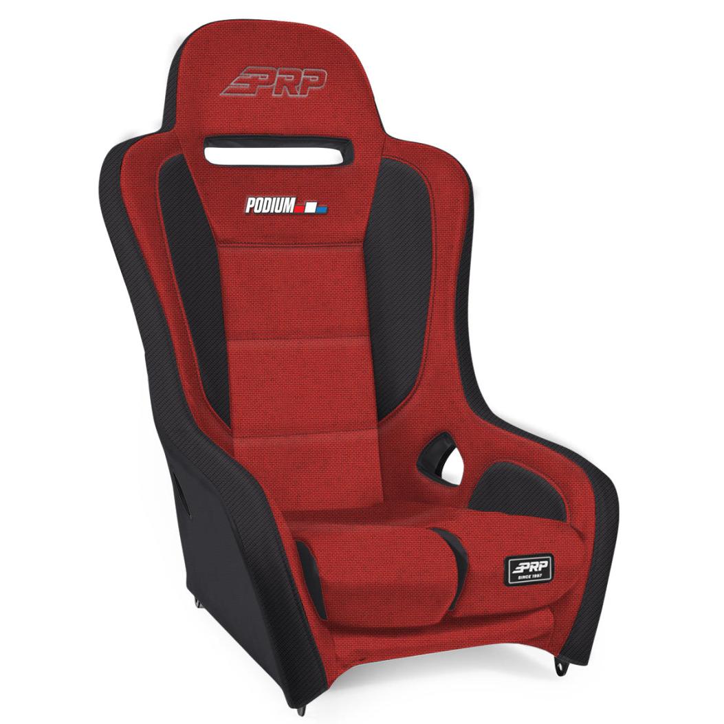 PRP Podium Elite Suspension Seat- Red/Black-SR1 Performance