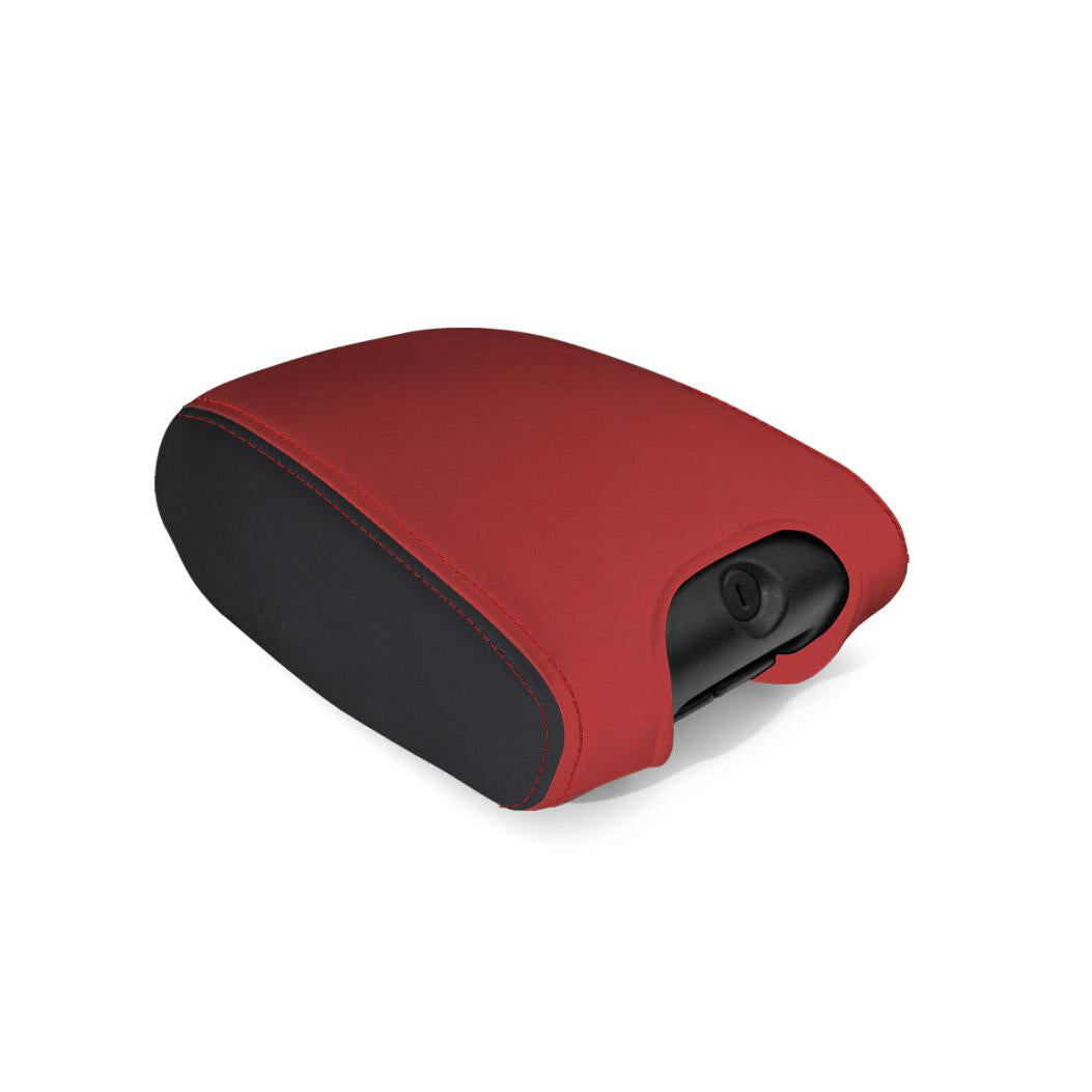 PRP 11-18 Jeep Wrangler JK Center Console Cover - Black/Red-SR1 Performance