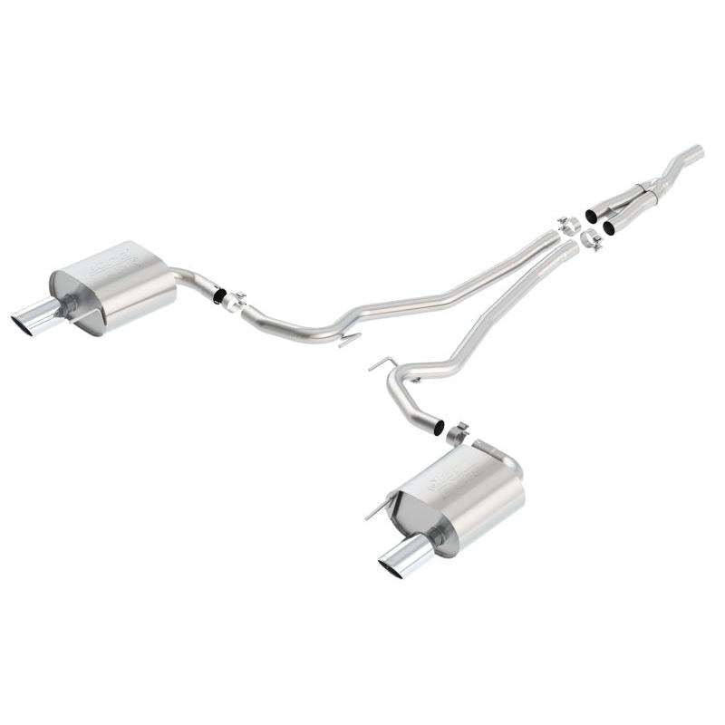 Borla Atak Cat Back 15-17 Ford Mustang 2.3L EcoBoost MT/AT 2.25in pipe 4in tip-SR1 Performance