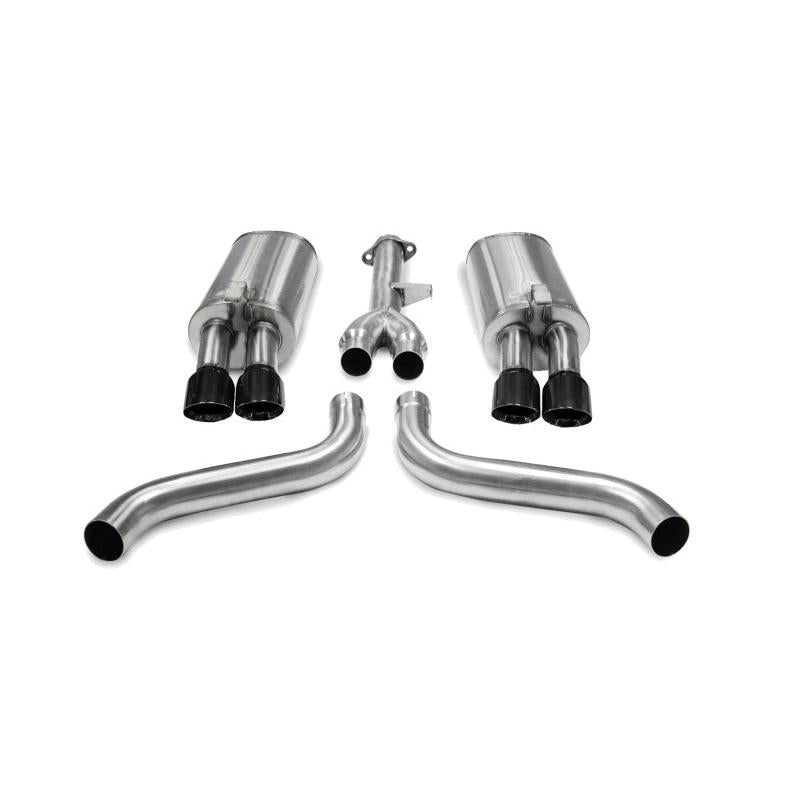Corsa 1986-1991 Chevrolet Corvette C4 5.7L V8 L98 Black Sport Cat-Back Exhaust-SR1 Performance