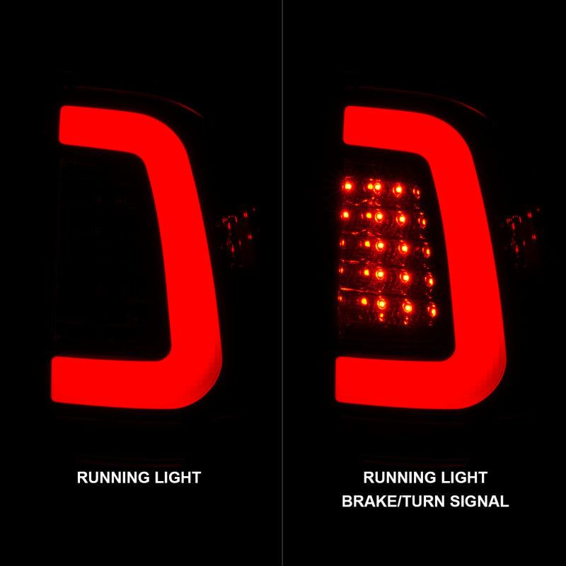 ANZO 2008-2016 Ford F-250 LED Taillights Chrome Housing Smoke Lens (Pair)-SR1 Performance