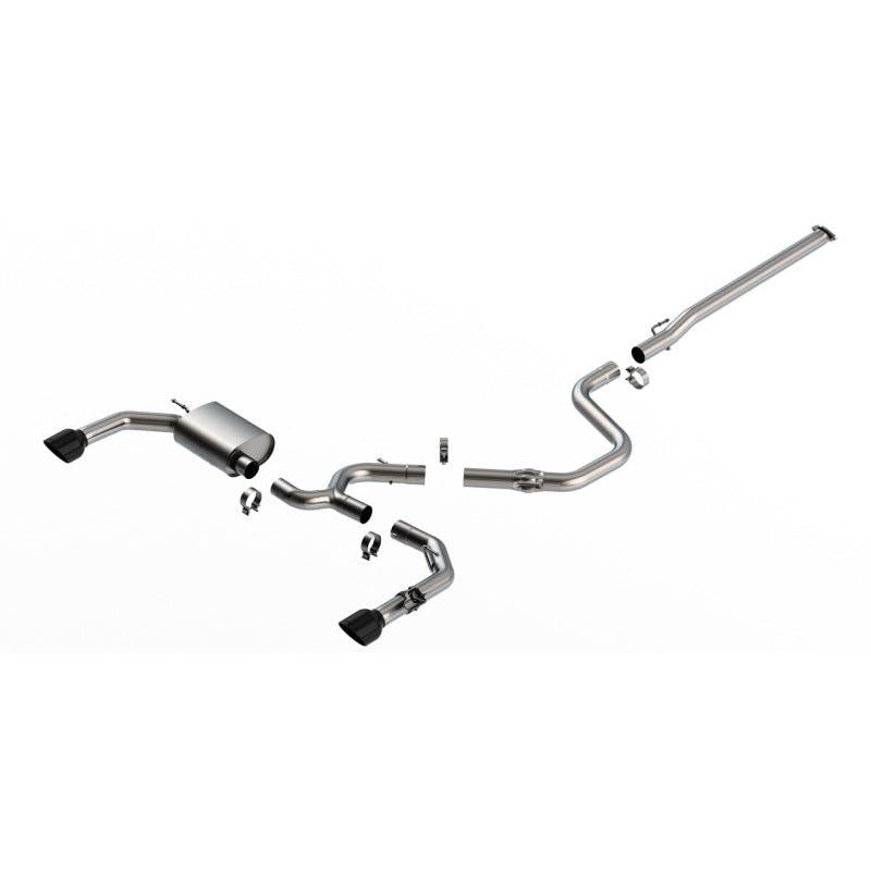 Borla 22-23 Hyundai Elantra N 2.0L 4 CYL. Turbo AT/MT ATAK Catback Exhaust Black Chrome-SR1 Performance