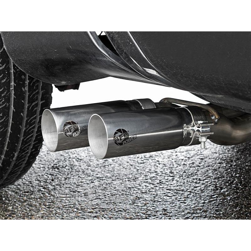 aFe Rebel Series 3in SS Cat-Back Exhaust System w/ Polished Tip 04-15 Nissan Titan V8 5.6L-SR1 Performance