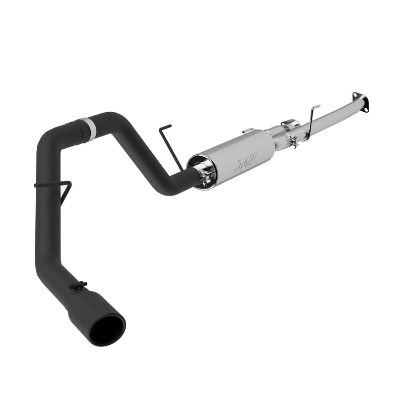MBRP 2009-2014 Toyota Tundra 5.7L EC-Std. & SB/CC-SB 3in Cat-Back Single Side AL - Black-SR1 Performance