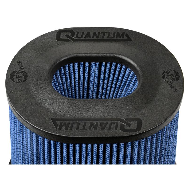 aFe Quantum Pro-5 R Air Filter Inverted Top - 5in Flange x 8in Height - Oiled P5R-SR1 Performance