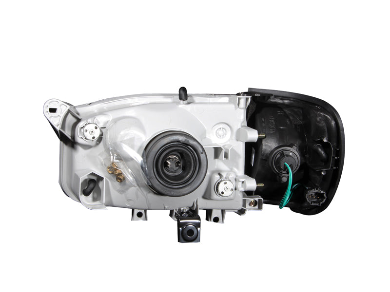 ANZO 1999-2004 Nissan Pathfinder Crystal Headlights Black-SR1 Performance