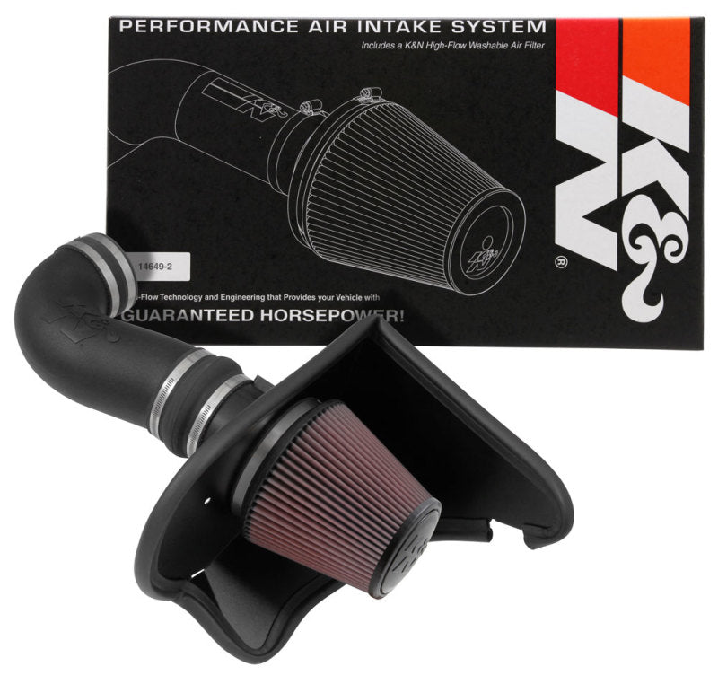 K&N 2016 Chevy Camaro SS V8-6.2L Aircharger Performance Intake-SR1 Performance