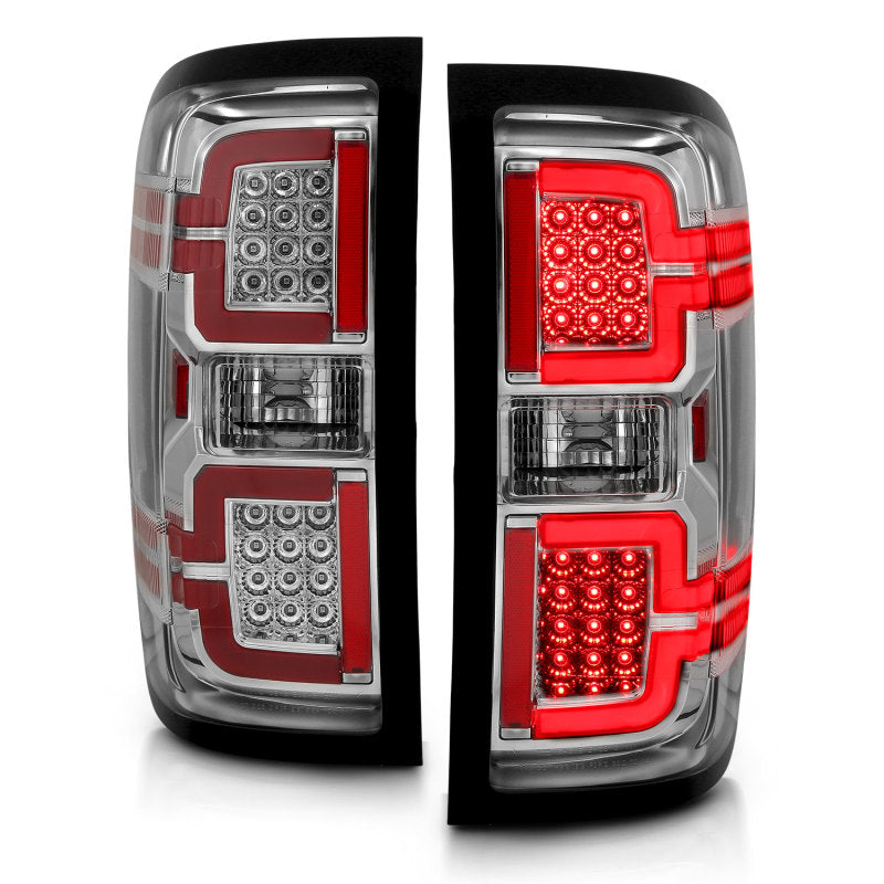 ANZO 2014-2018 Chevy Silverado 1500 LED Taillights Chrome-SR1 Performance