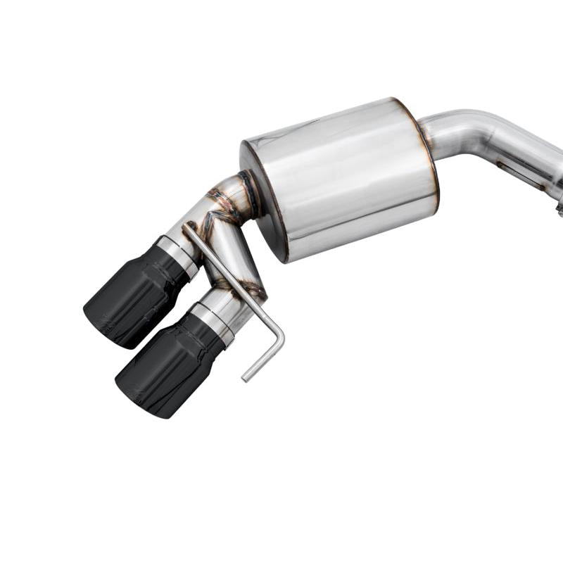 AWE Tuning 2018+ Ford Mustang GT (S550) Cat-back Exhaust - Touring Edition (Quad Diamond Black Tips)-SR1 Performance