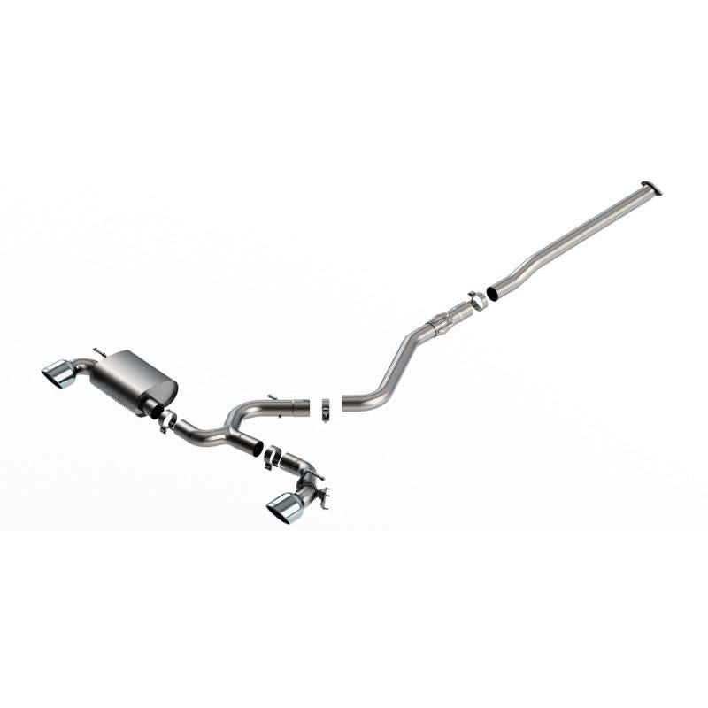 Borla 22-23 Hyundai Kona N 2.0L 4 CYL. Turbo AT/MT ATAK Catback Exhaust Bright Chrome-SR1 Performance