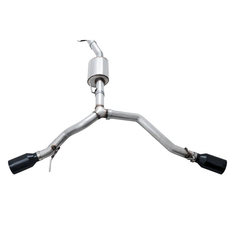 AWE Tuning 20-21 Jeep Gladiator JT 3.6L Tread Edition Cat-Back Dual Exhaust - Diamond Black Tip-SR1 Performance