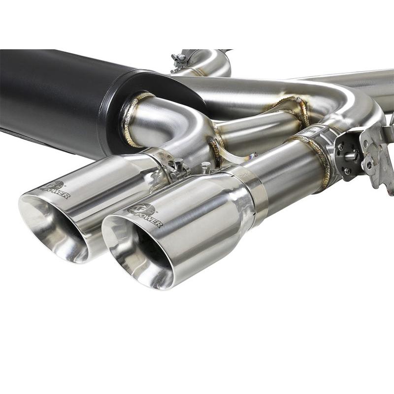 aFe MACHForce XP Exhausts Cat-Back SS 21 BMW M2 Competition L6-3.0L w/Polished Tips-SR1 Performance