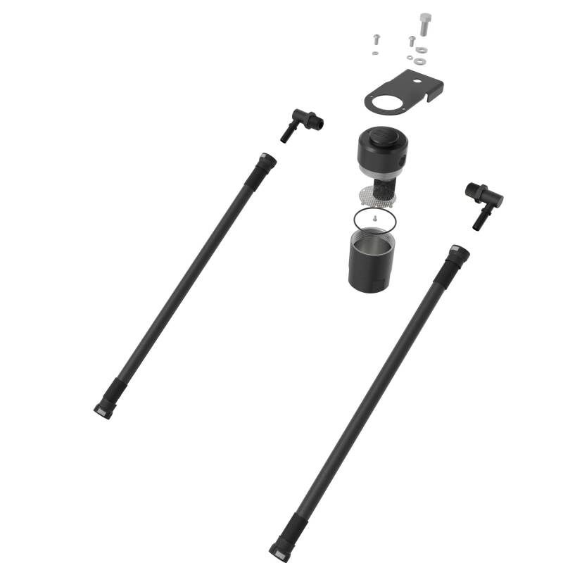 K&N 20-23 GM 2500/3500 6.6L Oil Separator Catch Can-SR1 Performance