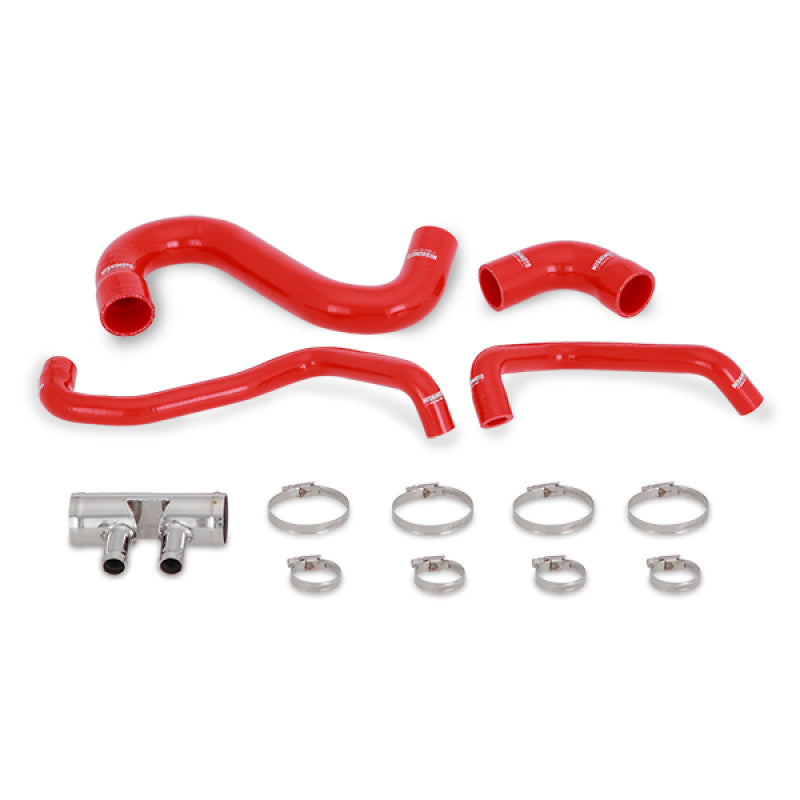 Mishimoto 2015+ Ford Mustang GT Silicone Lower Radiator Hose - Red-SR1 Performance