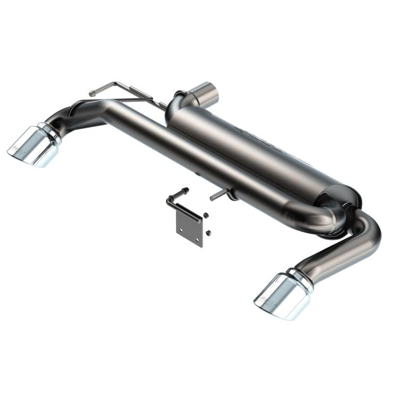 Borla 21-22 Ford Bronco 2.3L 4WD Touring Axle Back Exhaust w/ Bright Chrome Tips-SR1 Performance
