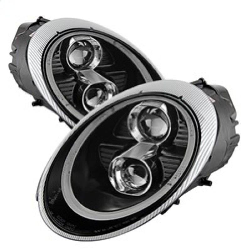 Spyder Porsche 911 05-09 Projector Headlights Xenon/HID Model- DRL LED Blk PRO-YD-P99705-HID-DRL-BK-SR1 Performance