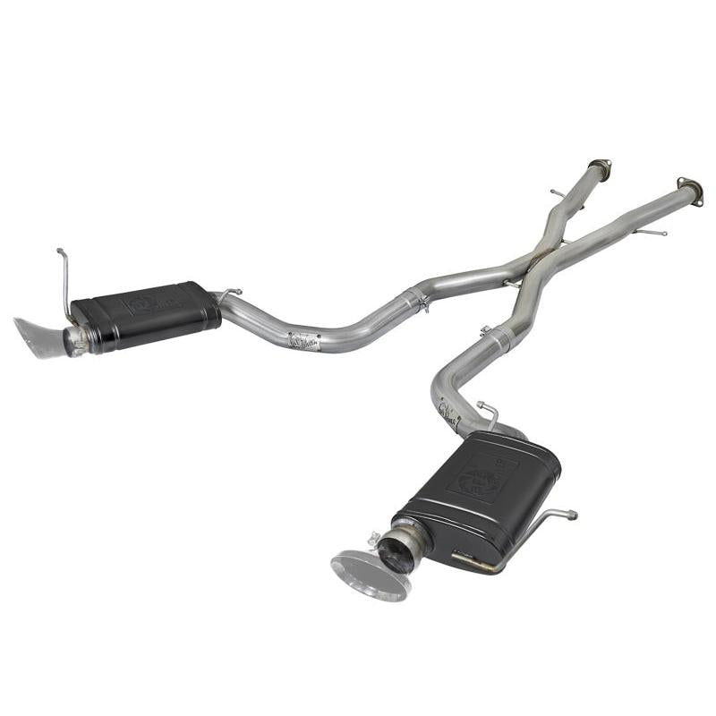 aFe MACHForce XP 12-17 Jeep Grand Cherokee WK2 SRT8 V8-6.4L 304SS Cat-Back Exhaust w/o Resonator-SR1 Performance